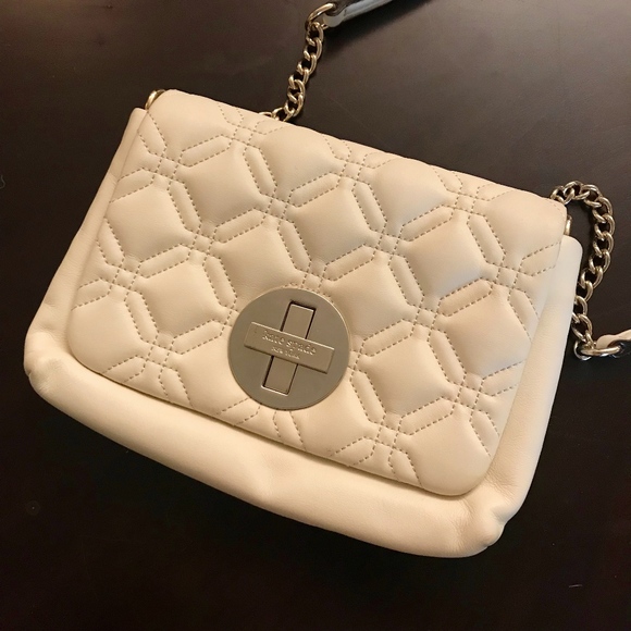 kate spade Handbags - Ivory Kate Spade Leather Shoulder Crossbody Bag